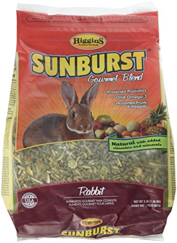 Higgins Sunburst Gourmet Food Mix for Rabbits Net WT 3LB (1.31KG)