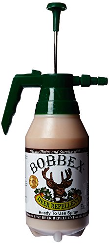 Bobbex B550170 Ready to Use Deer Repellent with E-Z Pump Sprayer, 48-Ounce , White