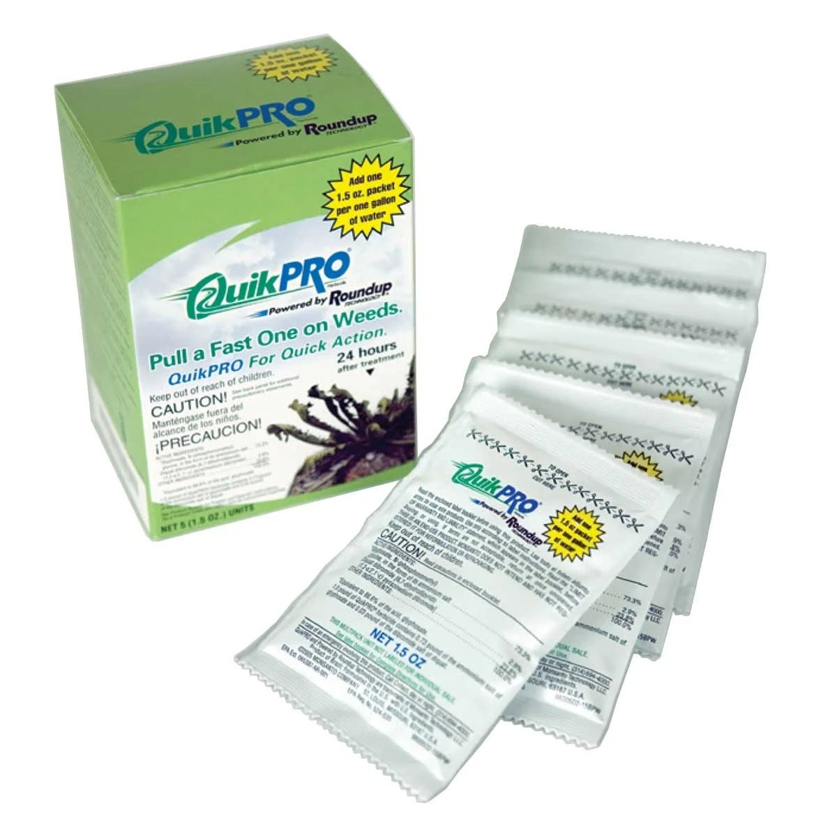 Roundup QuikPRO Herbicide – 1.5 oz Packet