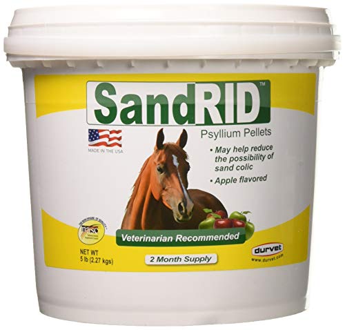 Durvet Sandrid Psyllium Pellets for Horses – 5 lb