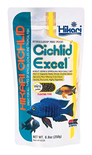 Hikari 8.8-Ounce Cichlid Excel Floating Pellets for Pets, Mini