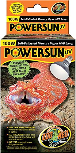 Zoo Med PowerSun UV Mercury Vapor Lamp 100 Watts