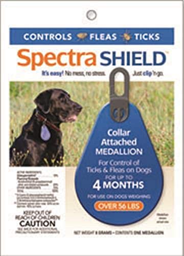 Durvet Spectra Shield Collar Medallion – Dogs 56 lb & Over