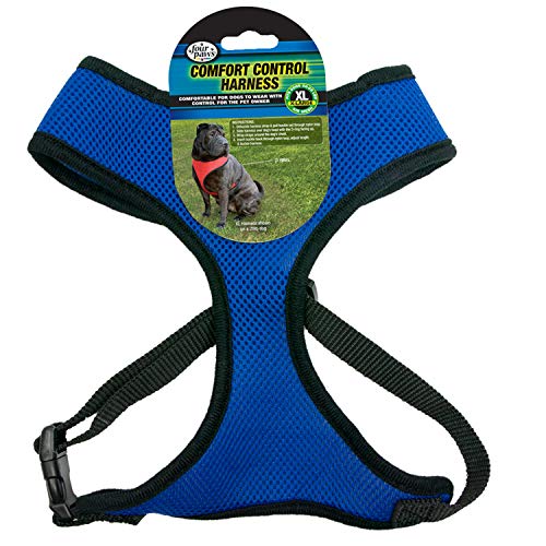 Four Paws Comfort Control Dog Harness – Blue, X-Large