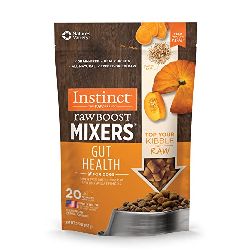 Instinct Raw Boost Mixers Gut Health Freeze-Dried Topper – 5.5 oz