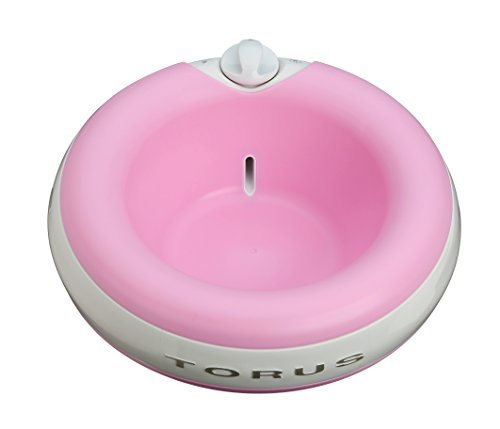 Torus 2-Liter Pet Water Bowl, Pink