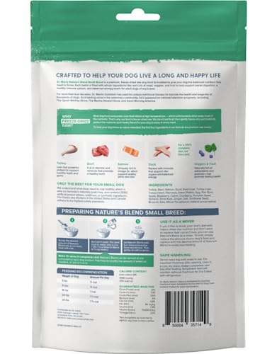 Dr. Marty Nature's Blend Small Breed Freeze-Dried Raw Dog Food – 16 oz
