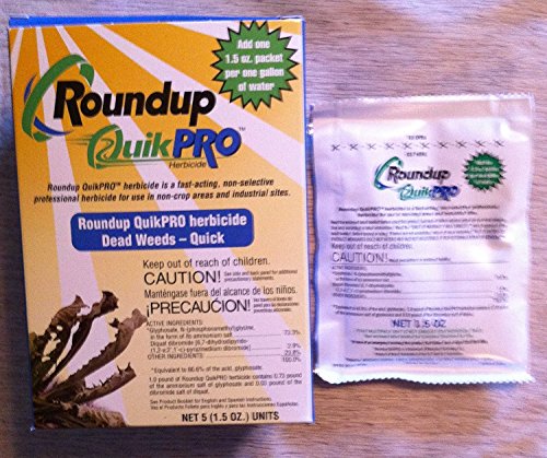 Monsanto Quik-Pro/ Packets High Percentage Active Ingredient Grass/Weed Killer