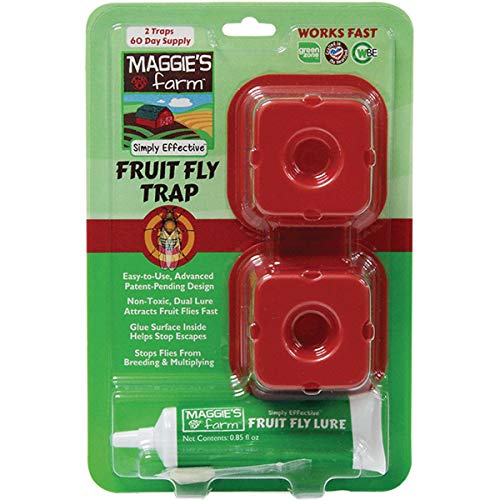Maggie's Farm Fruit Fly Trap – 2 Pack