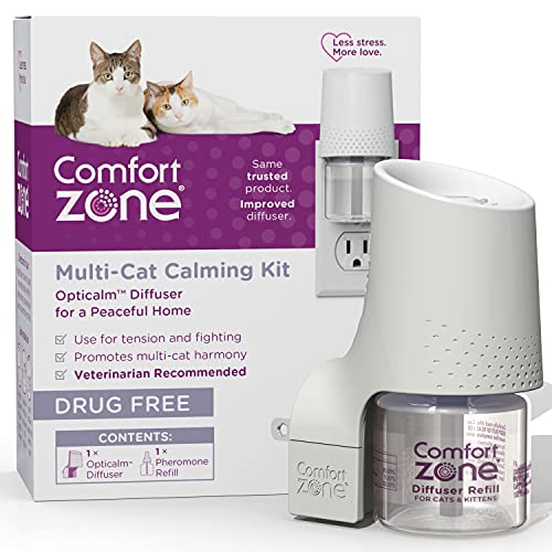 Comfort Zone Cat Multi-Cat Diffuser: Trial Kit (1 Diffuser & 1 Refill)