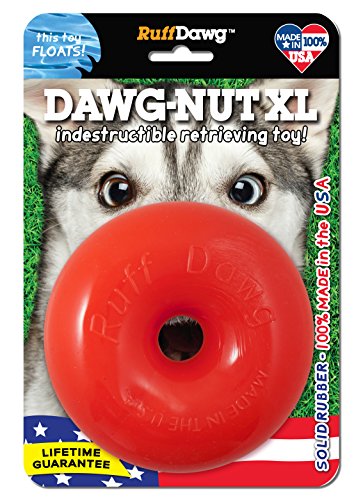 Ruff Dawg DAWGNUTXL Extra Large Dawgnut dog toy, (Color may vary)