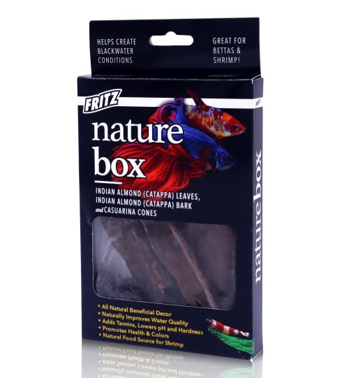 Fritz Aquatics Betta Botanicals for Betta and Community Fish Aquariums (Nature Box)