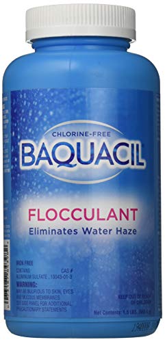 BAQUACIL 84398 Flocculant Water Haze Eliminator Swimming Pool Clarifier, 1.5 lbs