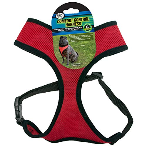 Four Paws Comfort Control Dog Harness Red Extra Large