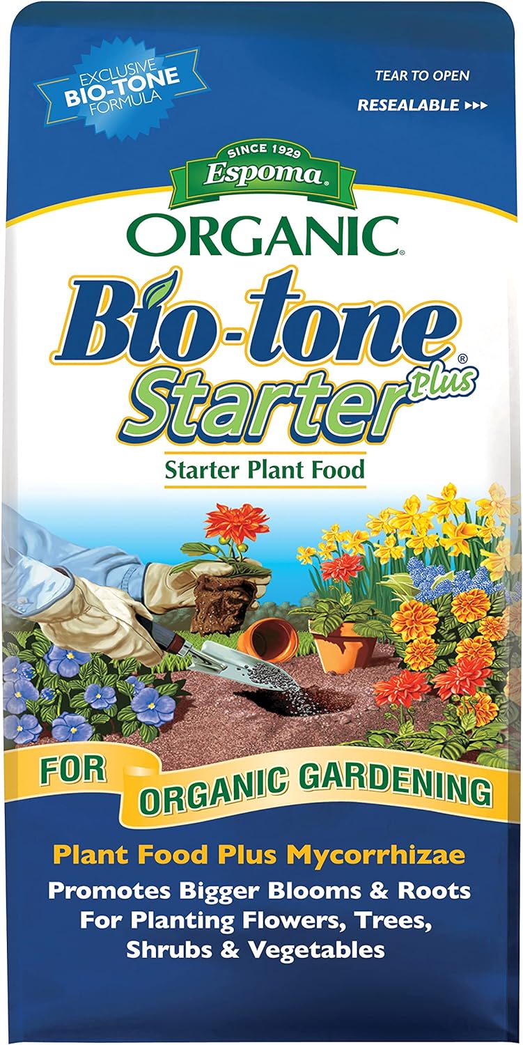 Espoma Organic Bio-Tone Starter Plus All Natural Plant Food - 4 lb Bag BTS4