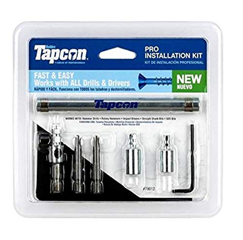 Tapcon 79013 Pro Installation Tool Kit with Star Bit