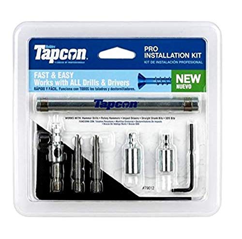 Tapcon 79013 Pro Installation Tool Kit with Star Bit for Concrete Anchors