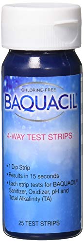 Baquacil 4-Way Test Strips – 25 Count