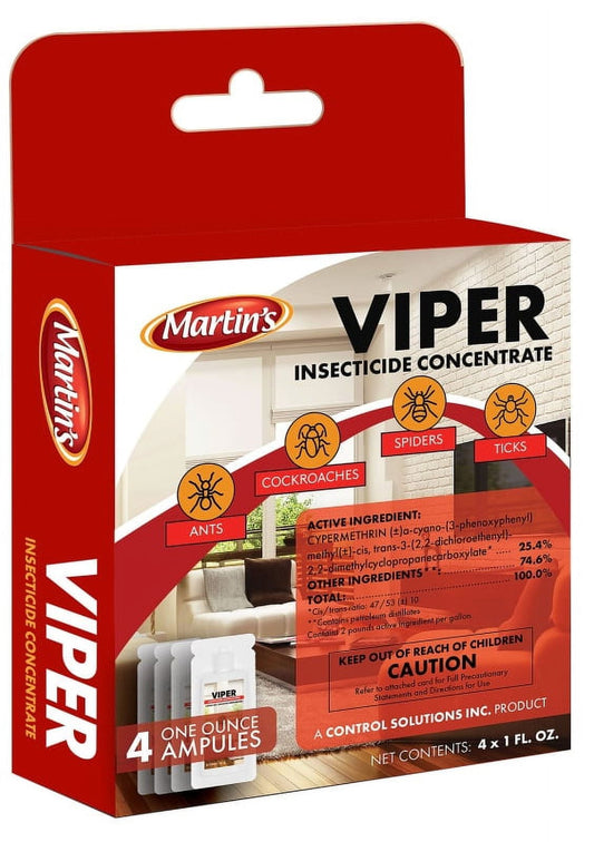 Martin's Viper Insecticide 4oz bottle