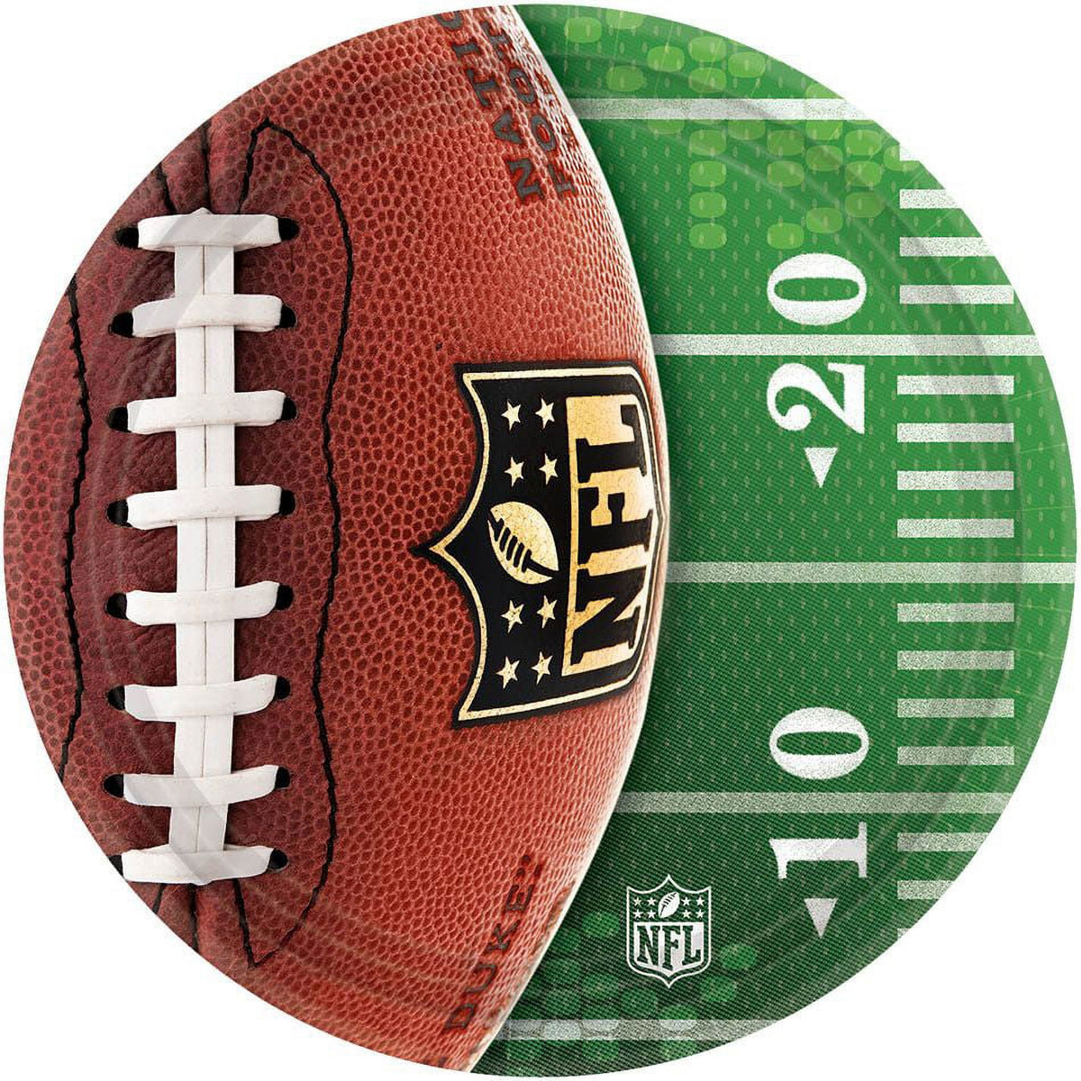 Amscan NFL 7 in Cake Plates – 8 Pack