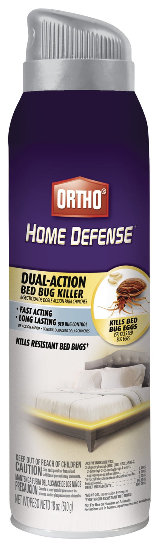 Ortho Home Defense Dual-Action Bed Bug Killer Aerosol