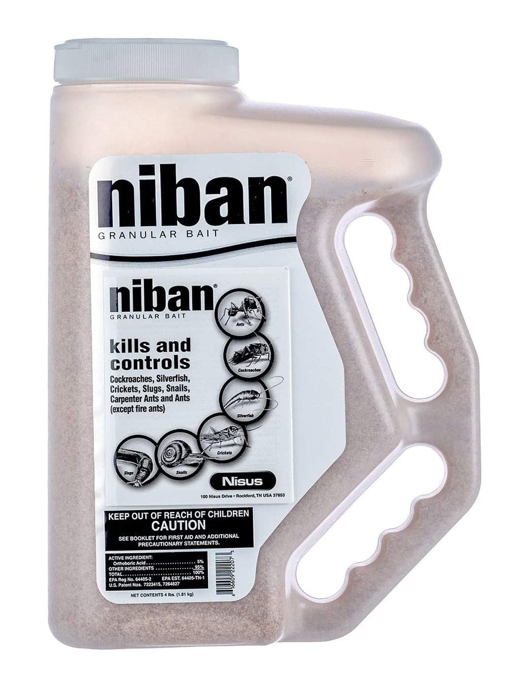 Nisus Niban Granular Insect Bait – 4 lb Shaker