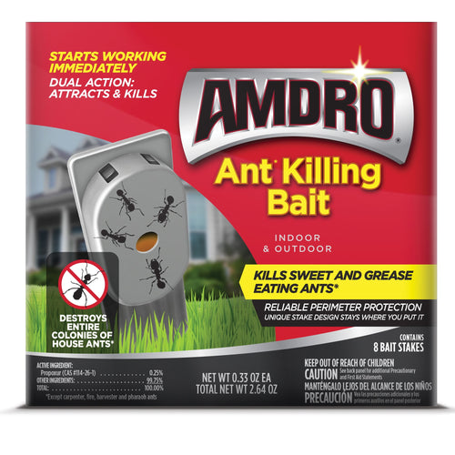 Amdro Ant Killer Bait Station Stakes – 8 Pack