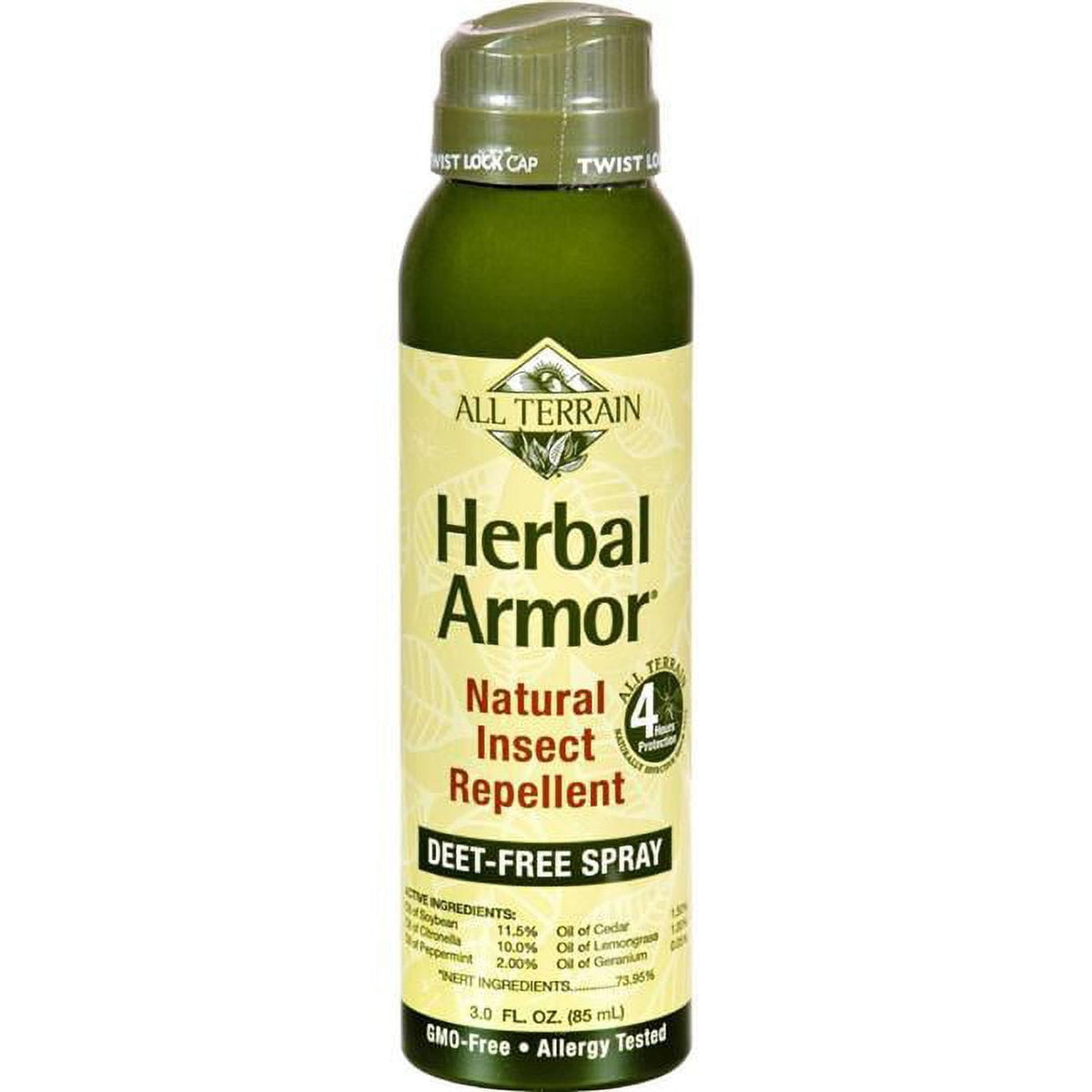 All Terrain Herbal Armor Natural Insect Repellent – 3 oz Continuous Spray