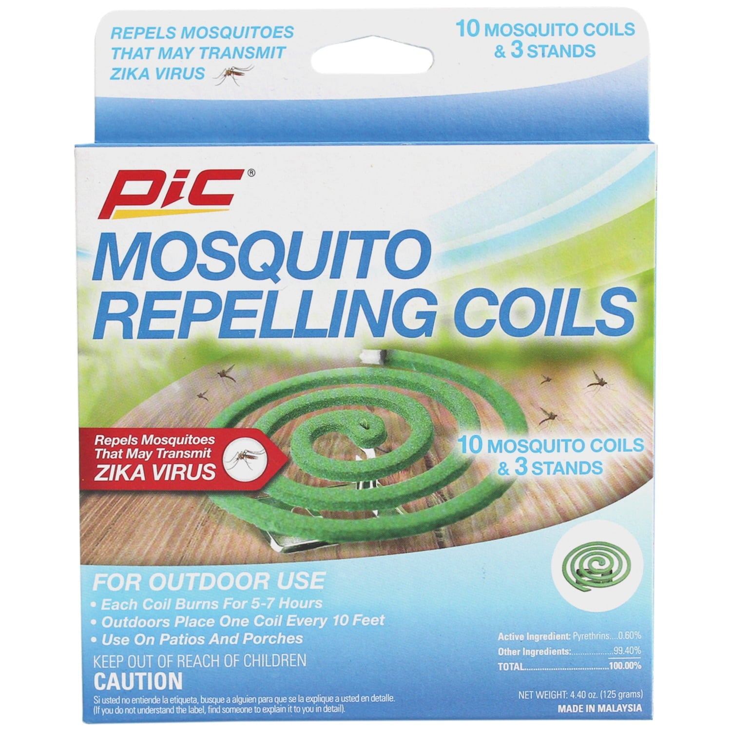 PIC Mosquito Repellent Coils (10 Pack), C-10-12