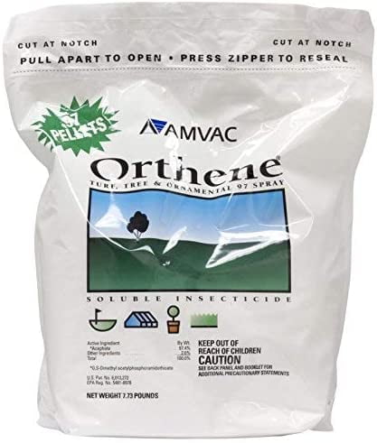 Orthene WSP Turf, Tree, and Ornamental Insecticide - For Plant Destroying Insects - 7.73 lb Bag by AMVAC