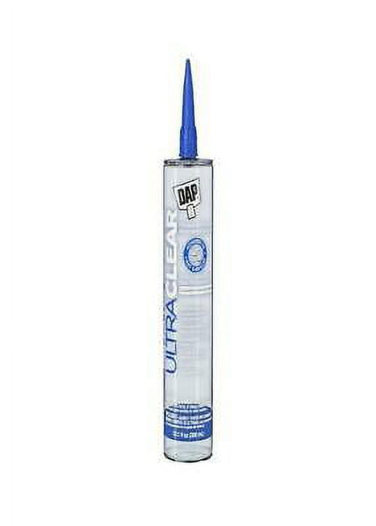 1PK DAP 18388 Ultra Clear Waterproof Sealant, 10.1 oz