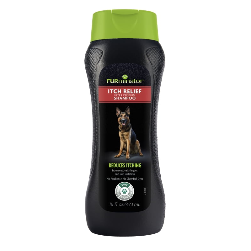 FURminator Itch Relief Ultra Premium Dog Shampoo, 16 oz.