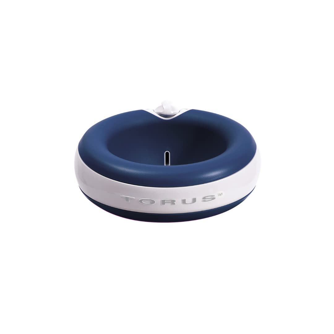 Heyrex Torus Filtered Pet Water Bowl – 2 Liter, Charcoal