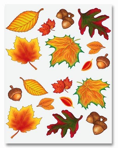 Beistle Fall Leaves Stickers – image 2