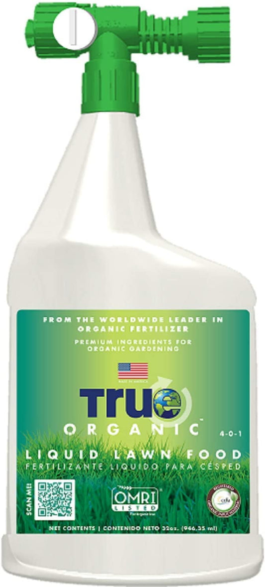 True Organic (#R0019) Liquid Lawn Food, 4-0-1, RTU 32oz bottle