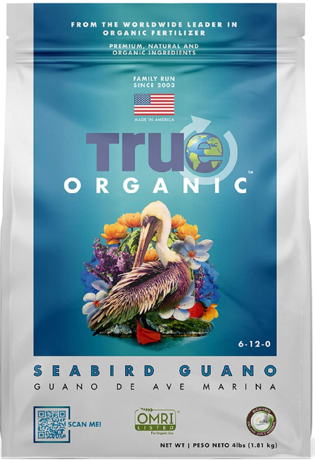 TRUE Organic Seabird Guano – 4 lb