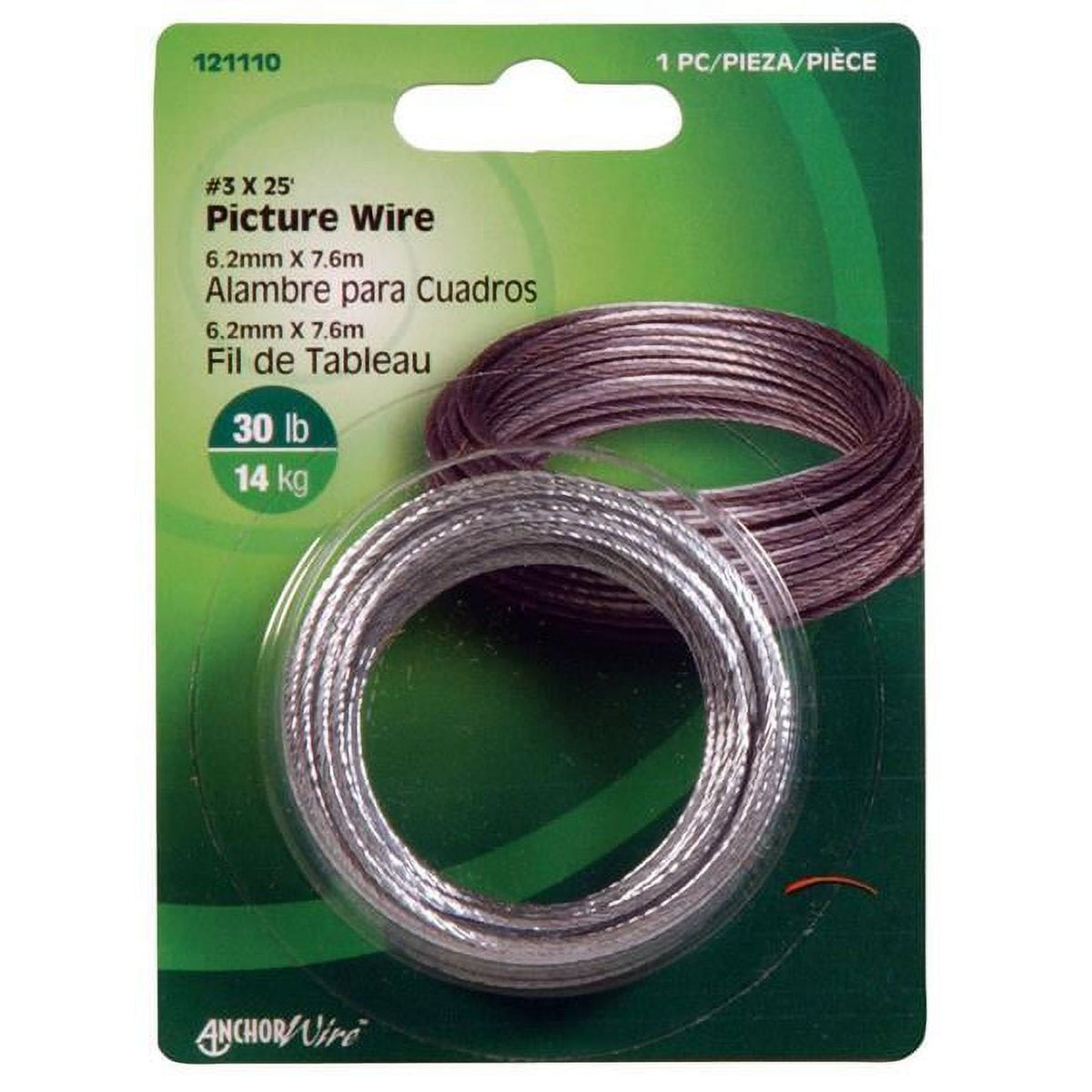 Hillman No. 3 Picture Wire – 25 ft