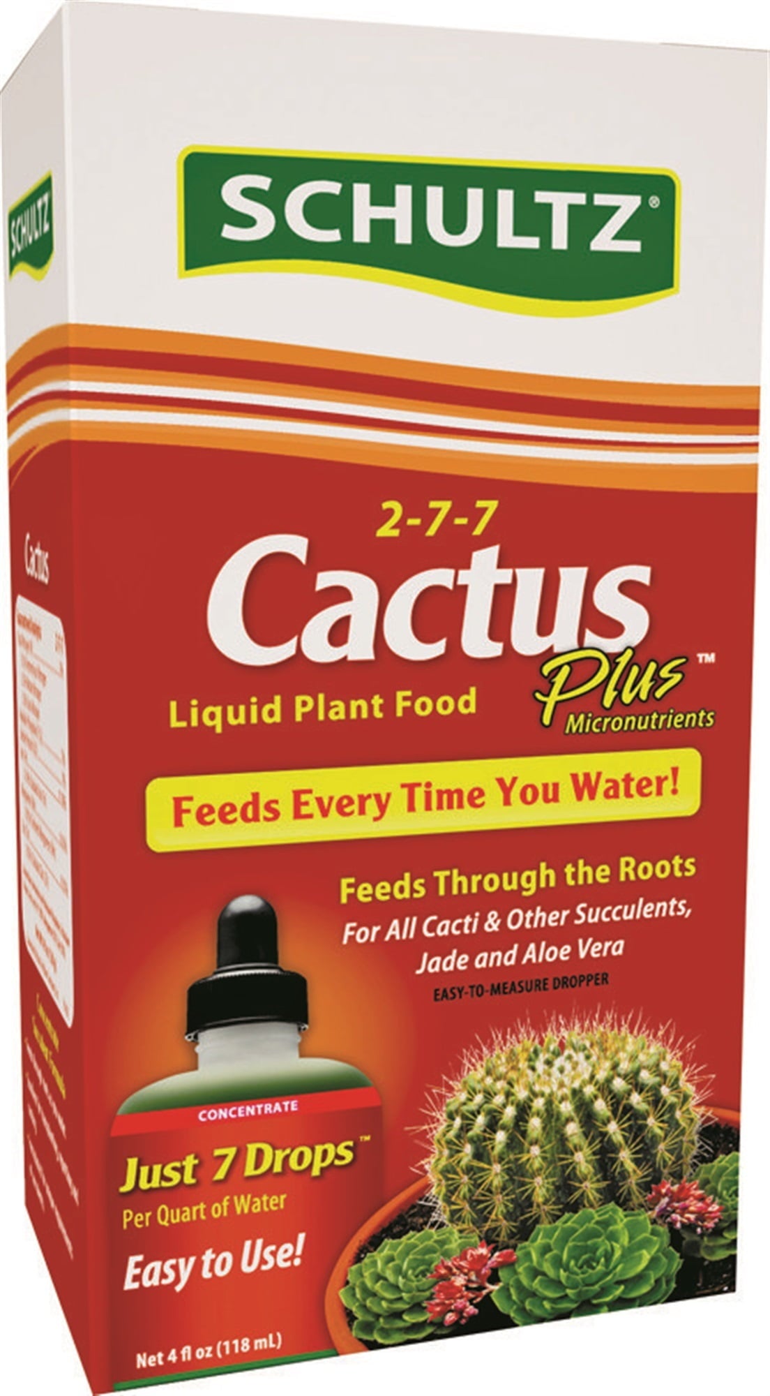 Schultz Cactus Plus Liquid Plant Food 2-7-7 – 4 oz