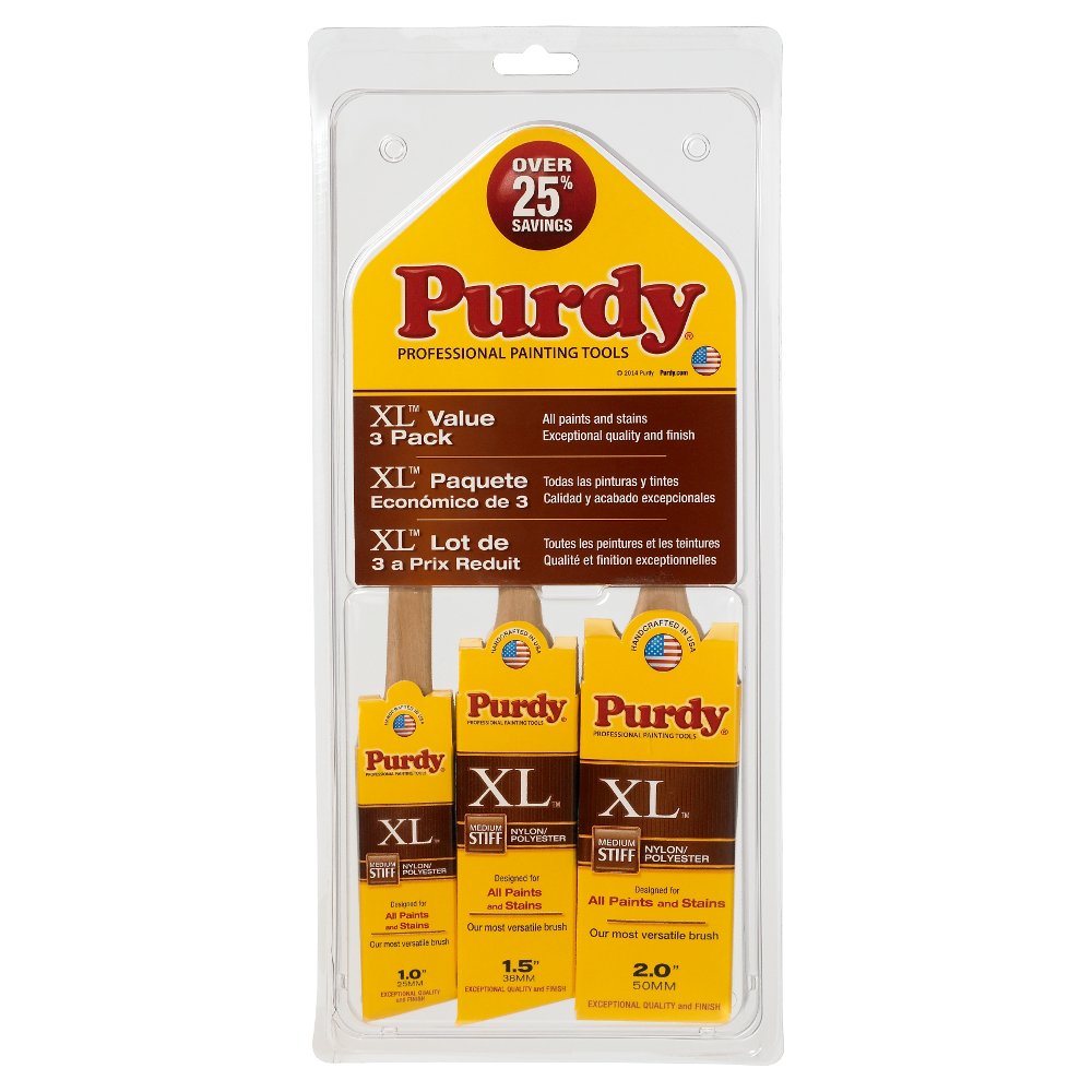 Purdy XL Paintbrush – 3 Pack