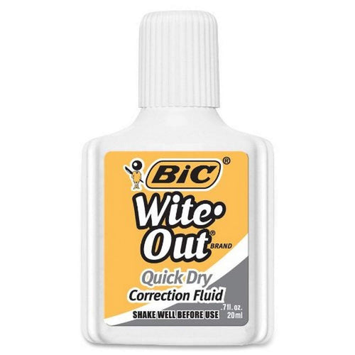 BIC Wite-Out Quick Dry Correction Fluid – 20 ml