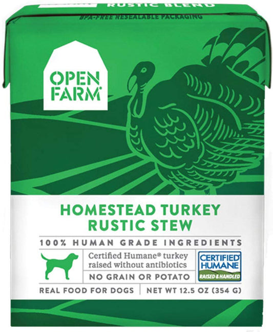 Open Farm, Dog Turkey Stew Tetrapak, 12.5 Ounce