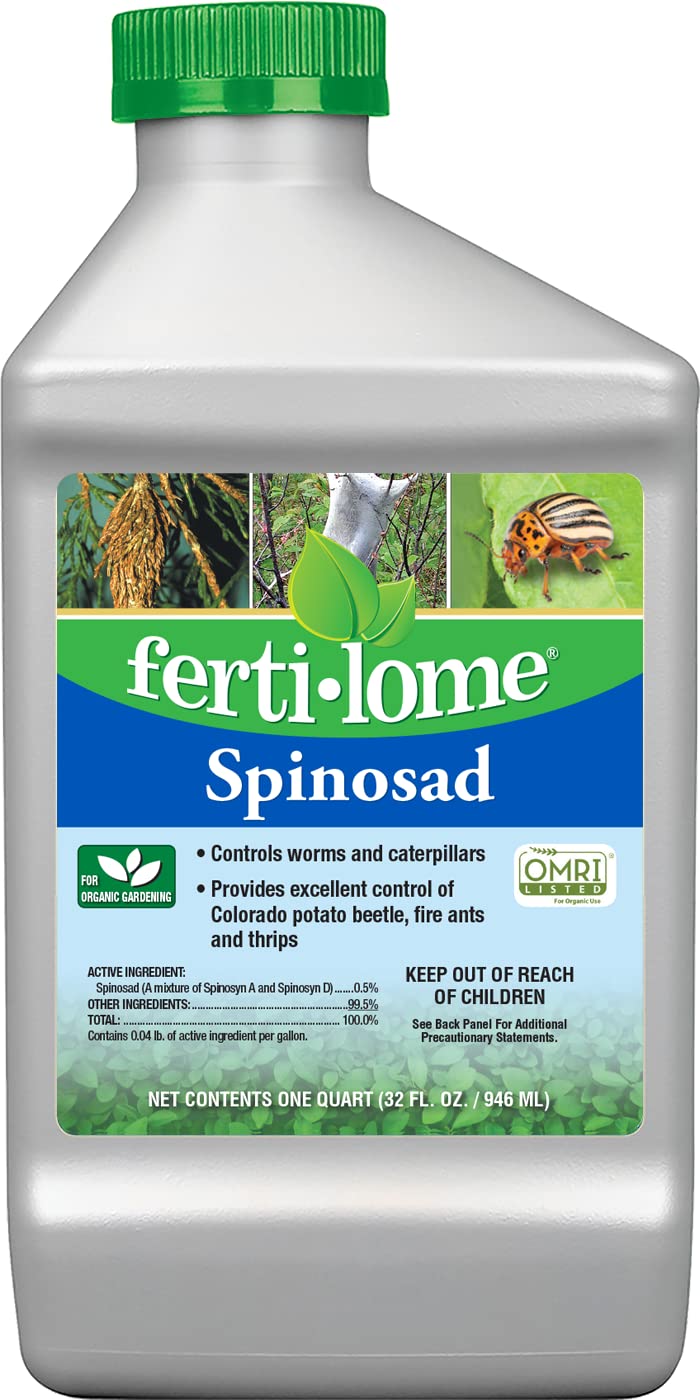 ferti-lome Spinosad Bagworm, Tent Caterpillar & Chewing Insect Killer – 32 oz
