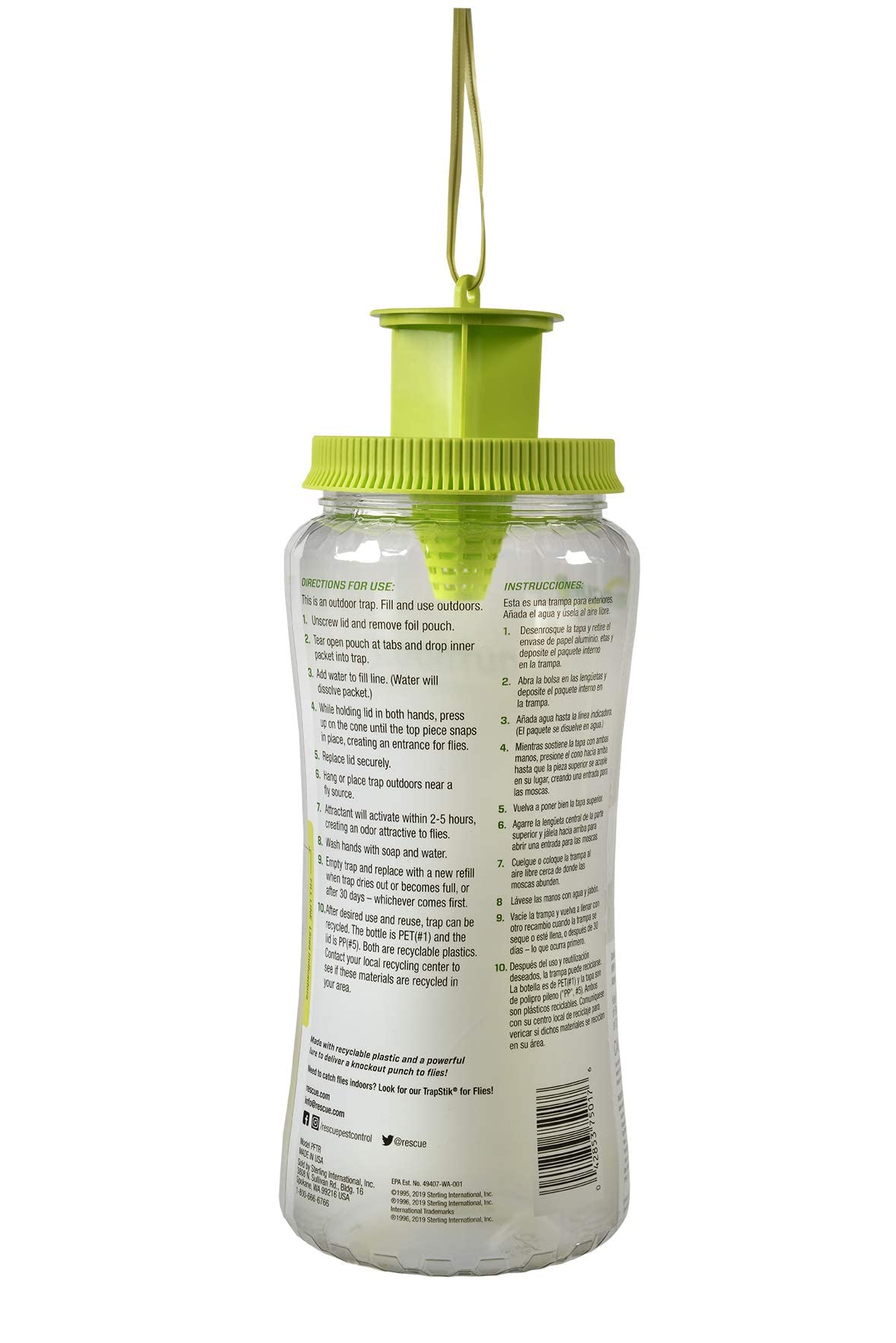 RESCUE! POP! Fly Trap – Large Reusable – image 2