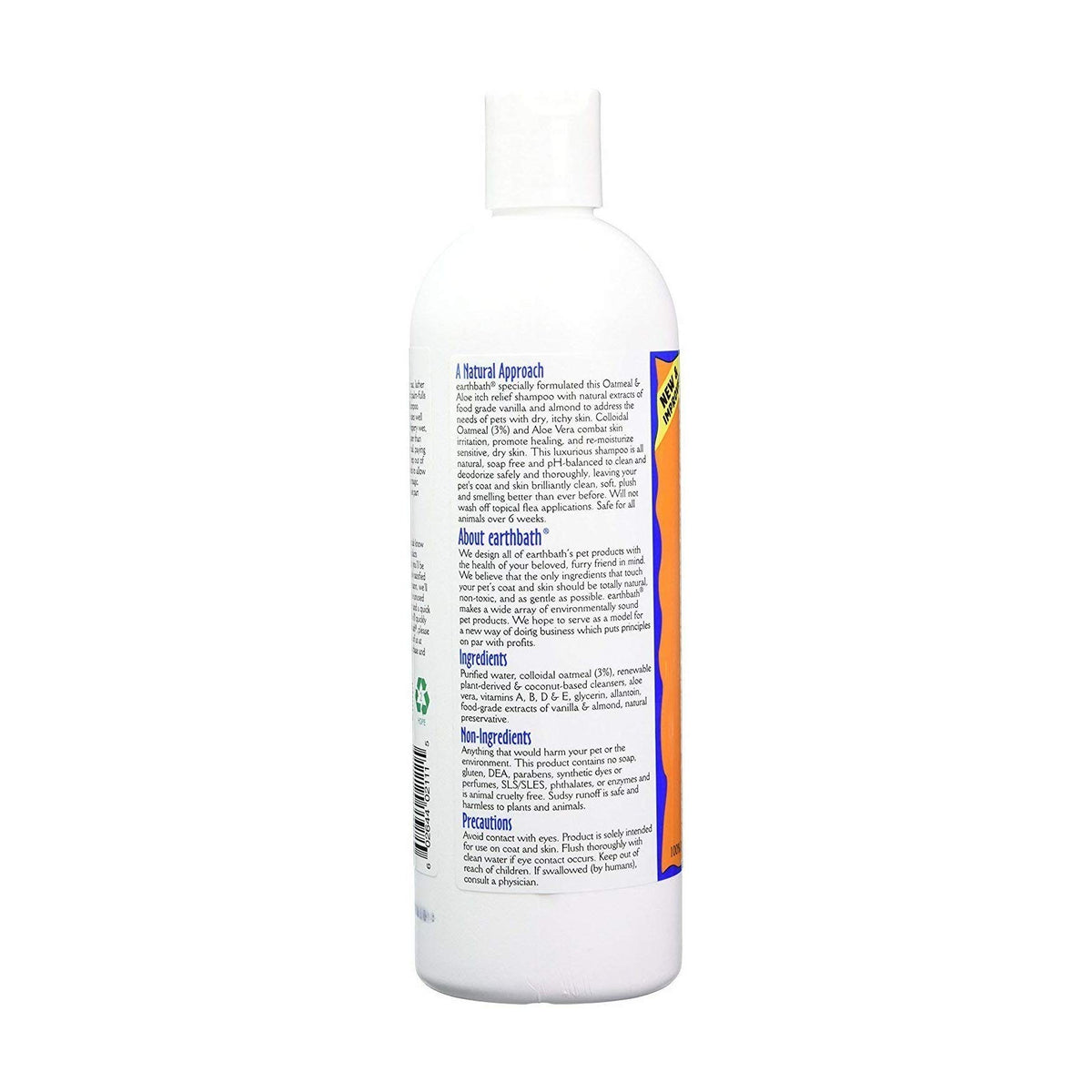 earthbath Oatmeal & Aloe Pet Shampoo – Vanilla & Almond, 16 oz – image 3