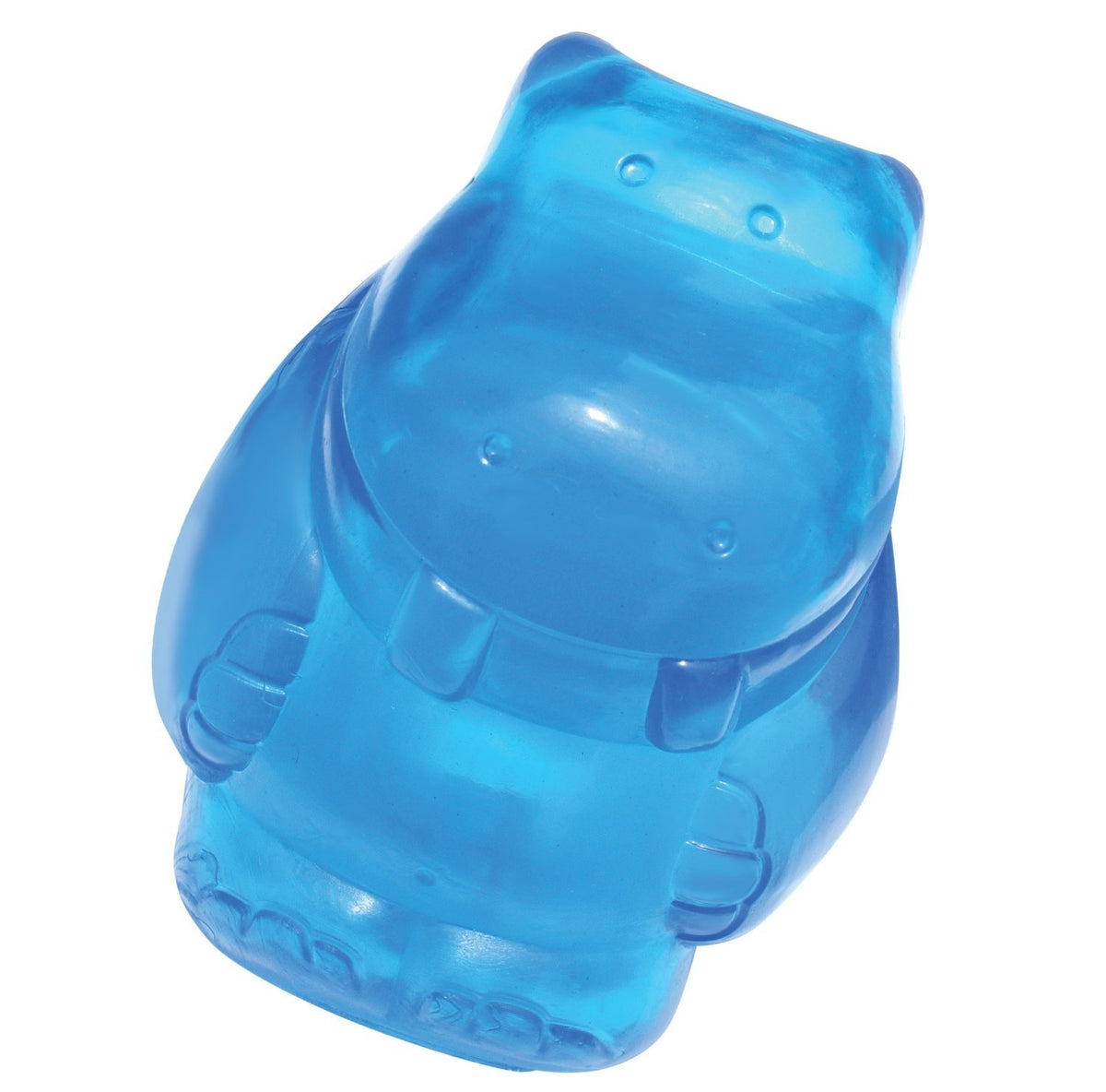 KONG Squeezz Jels Hippo Squeaky Dog Toy – Large