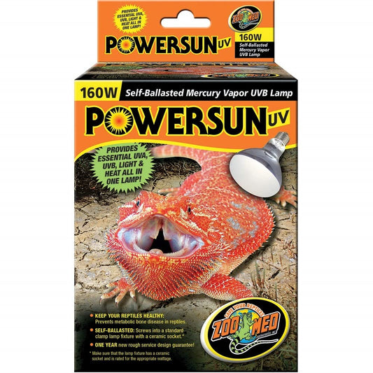 Zoo Med PowerSun UV Bulb, 160 Watt