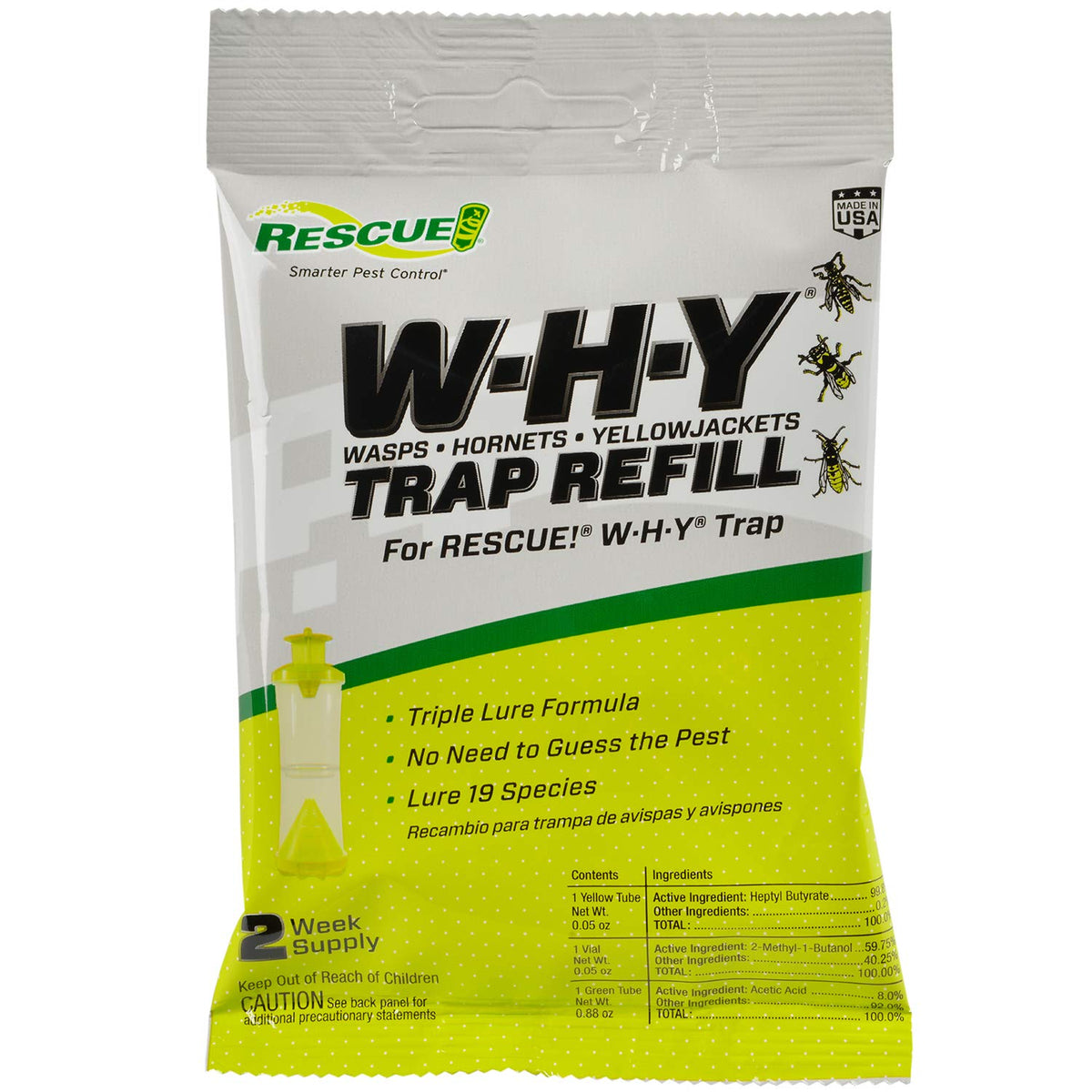 RESCUE! WHY Trap Attractant Refill – 2 Week