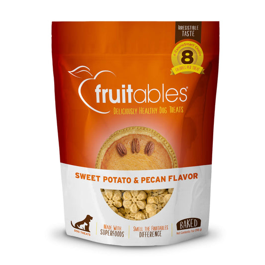 Fruitables Dog Treats Sweet Potato & Pecan Flavor, 7 oz