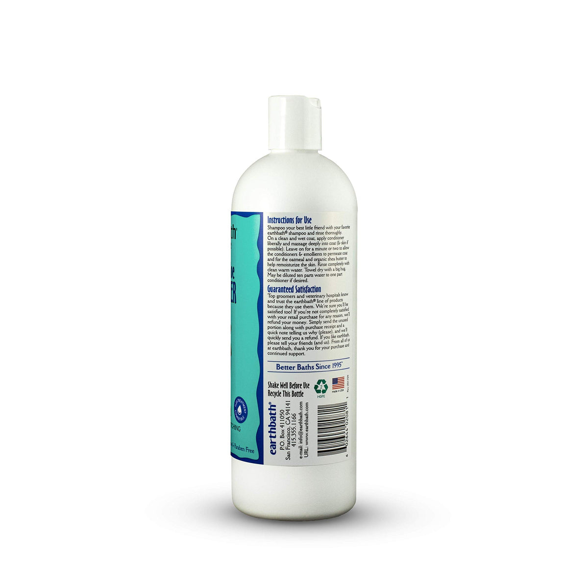 earthbath Oatmeal & Aloe Conditioner – Vanilla & Almond, 16 oz – image 3