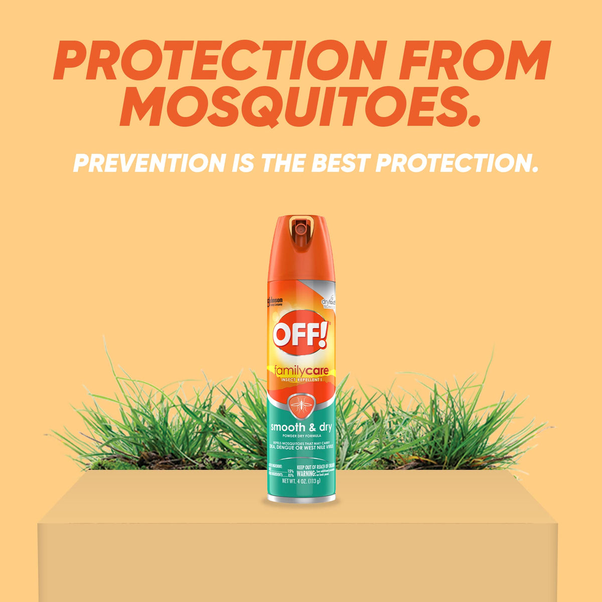 OFF! FamilyCare Smooth & Dry Insect Repellent – 4 oz – image 2